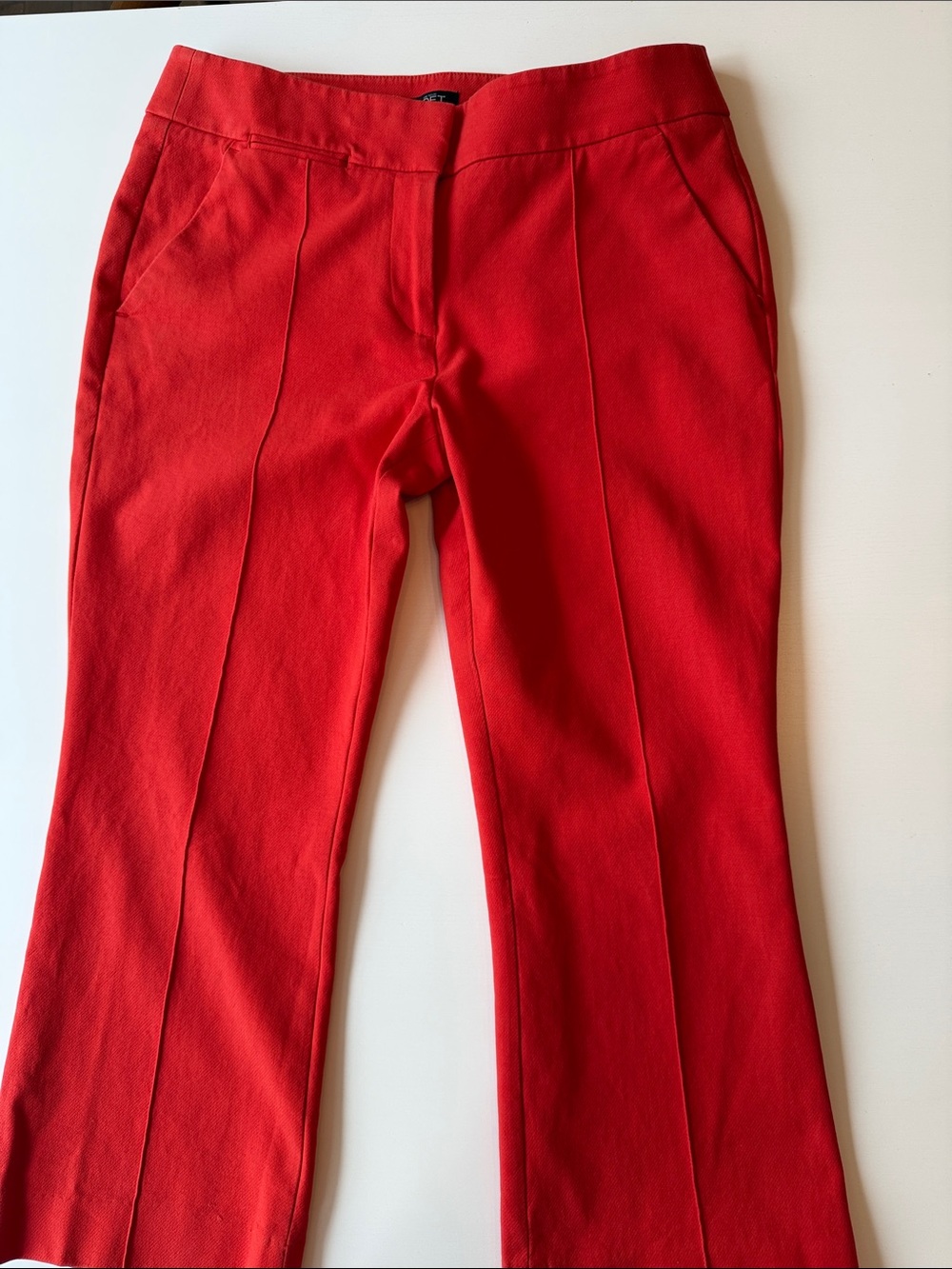LOFT Red Marisa Tailored Pants